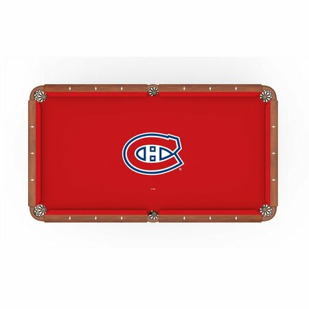 HOLLAND BAR STOOL CO 8 Ft. Montreal Canadiens Pool Table Cloth PCL8MonCan